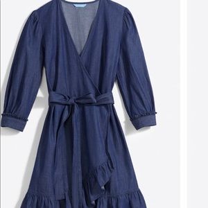 Draper James Reba Wrap Dress (size 2) EUC!